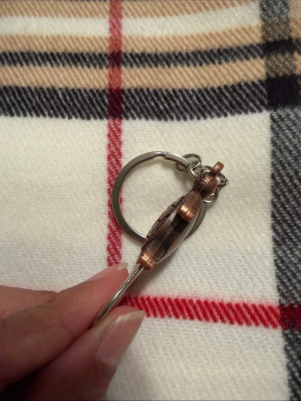 Turtle Bottle Opener Keychain in Antique Copper